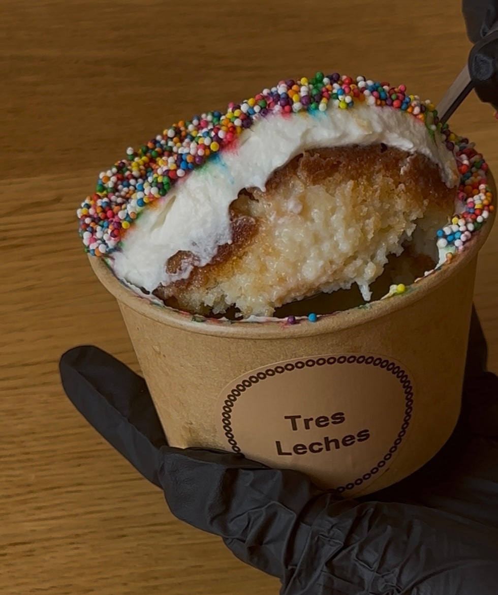 Tres Leches Dot Cake